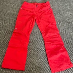 Size 12. Women’s pink snow pants. Curvy fit. Obermeyer
